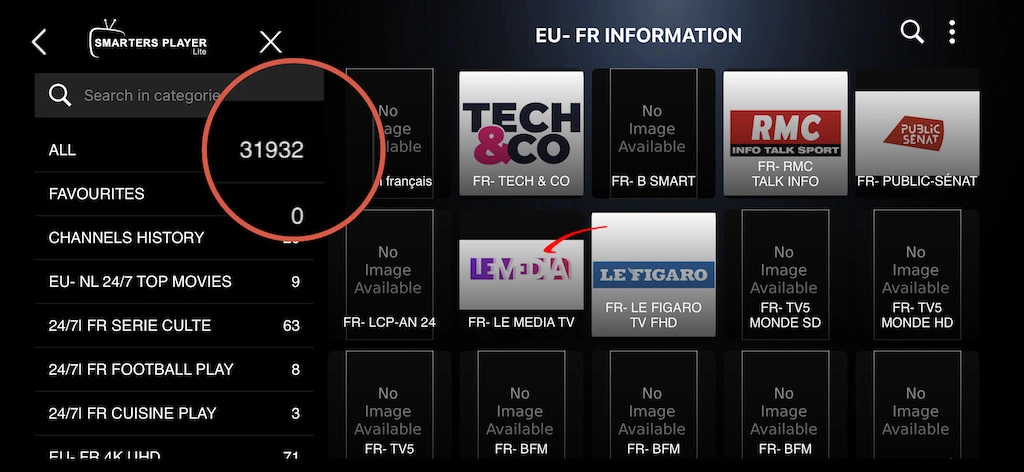 IPTV Chaines (Lives) France