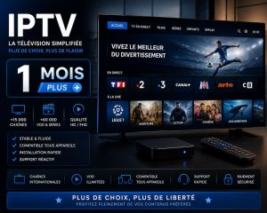 Abonnement OTT IPTV de 1 mois