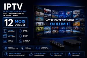 Abonnement OTT IPTV de 12 mois