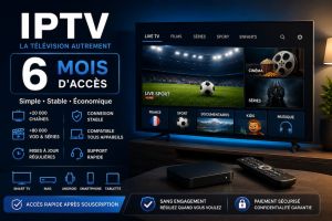 Abonnement OTT IPTV de 6 mois