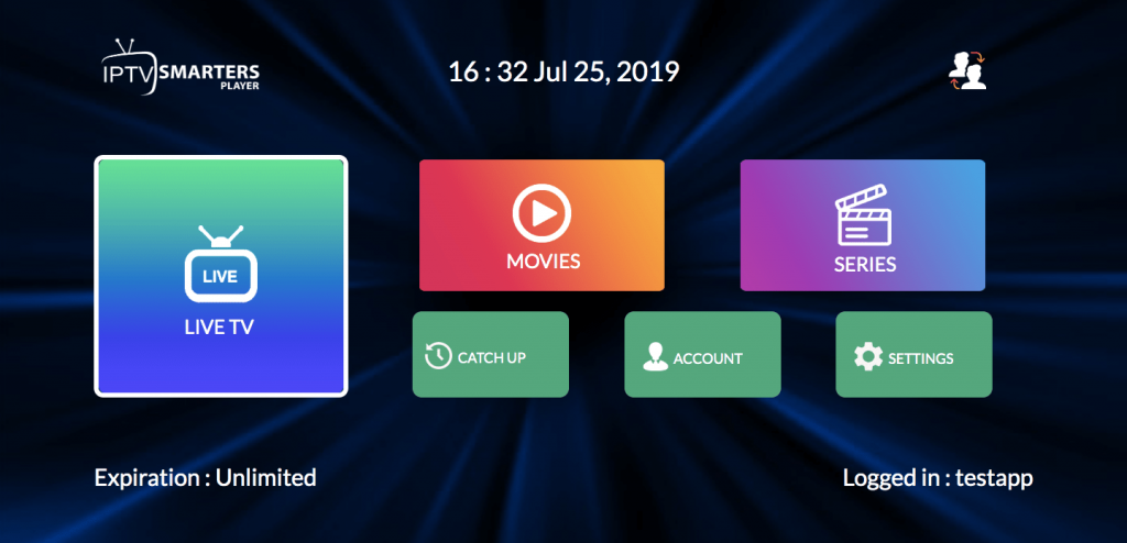 Premium OTT IPTV - IPTV Smarters Player