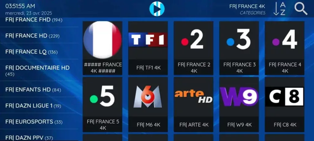 Optimisation IPTV Premium Europe sur XCIPTV