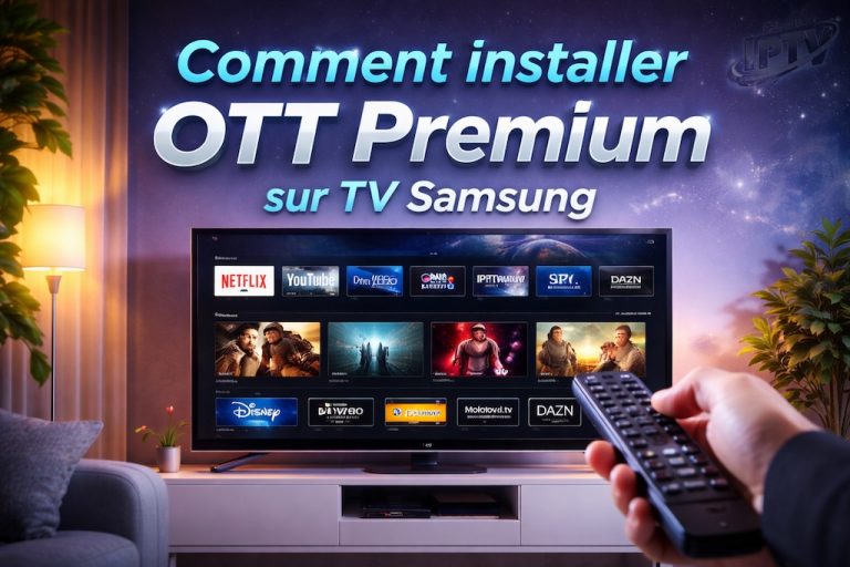 comment installer ott premium sur tv samsung