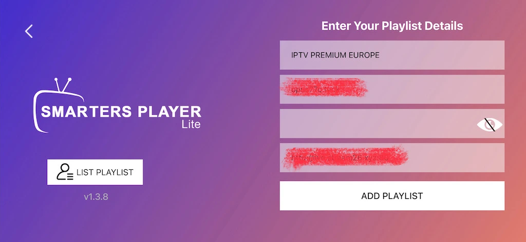Ajouter une Nouvelle Playlist IPTV