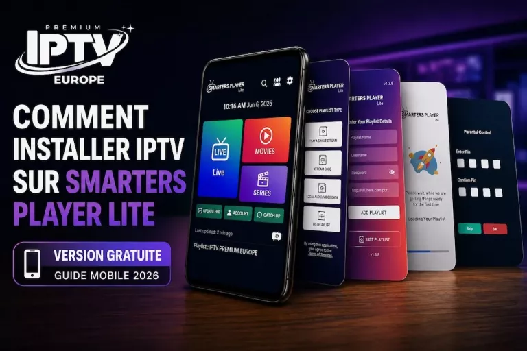 Télécharger et Configurer IPTV Smarters Player Lite : Guide Complet (2026)