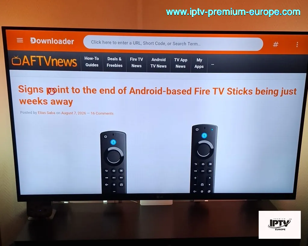 Étape 3 — Entrer le code Downloader IPTV Smarters